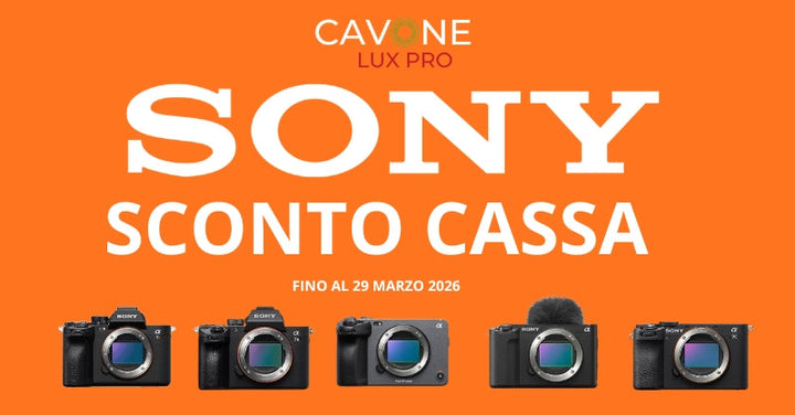 SONY SCONTO CASSA FINO AL 29 MARZO 2026