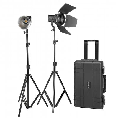 Nanlite Forza 60 Kit 2 pz con Trolley, Riflettore e Lente Fresnel (5600 k) USATO - Cavone Lux Pro
