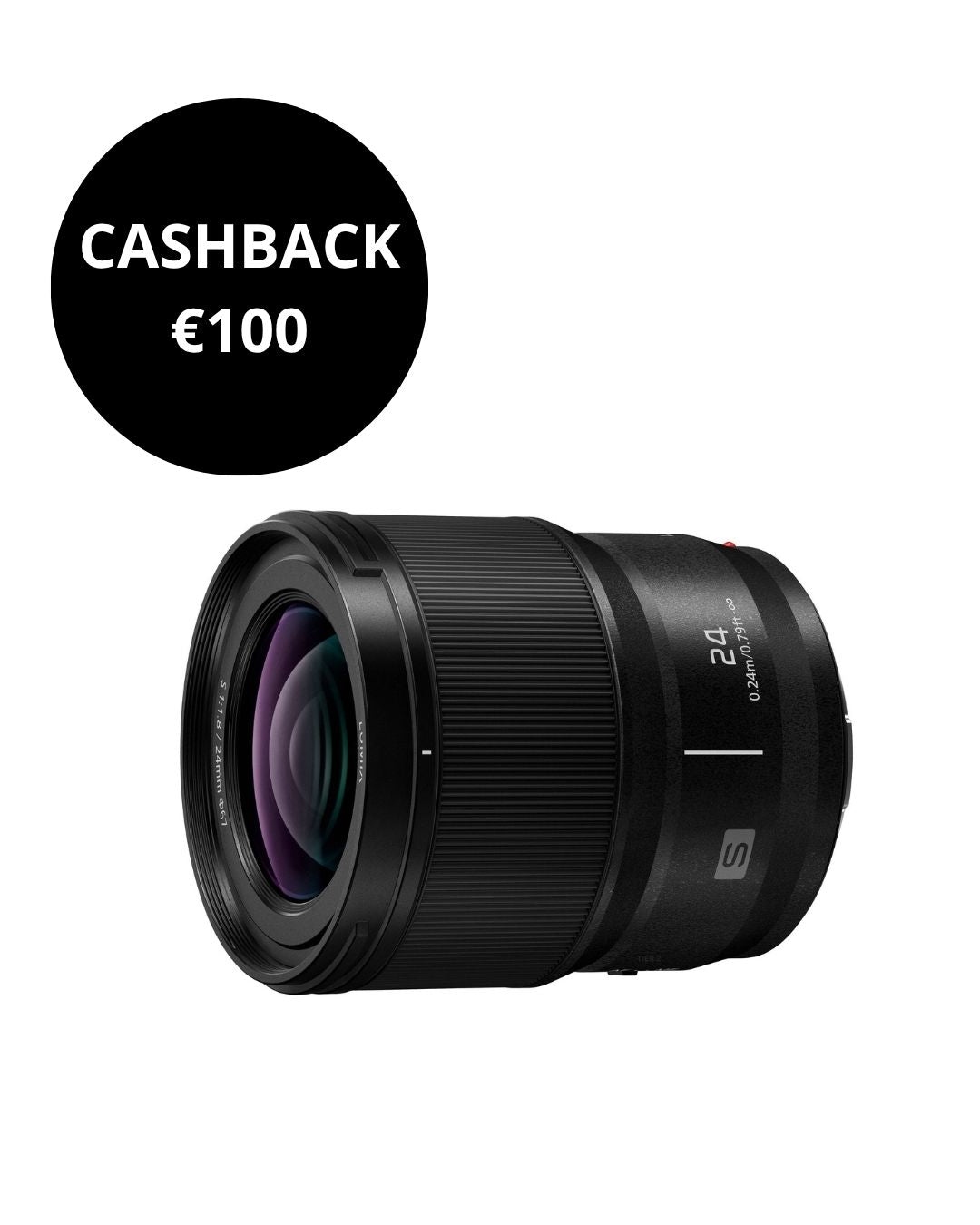 Panasonic Lumix S 24mm F1.8 - Garanzia ufficiale 4 anni