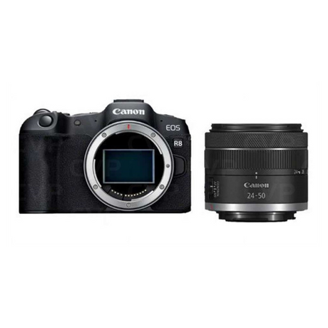 Canon Eos R8 +RF 24-50MM F4.5-6.3 IS STM - Garanzia Canon Italia - Cavone Lux Pro