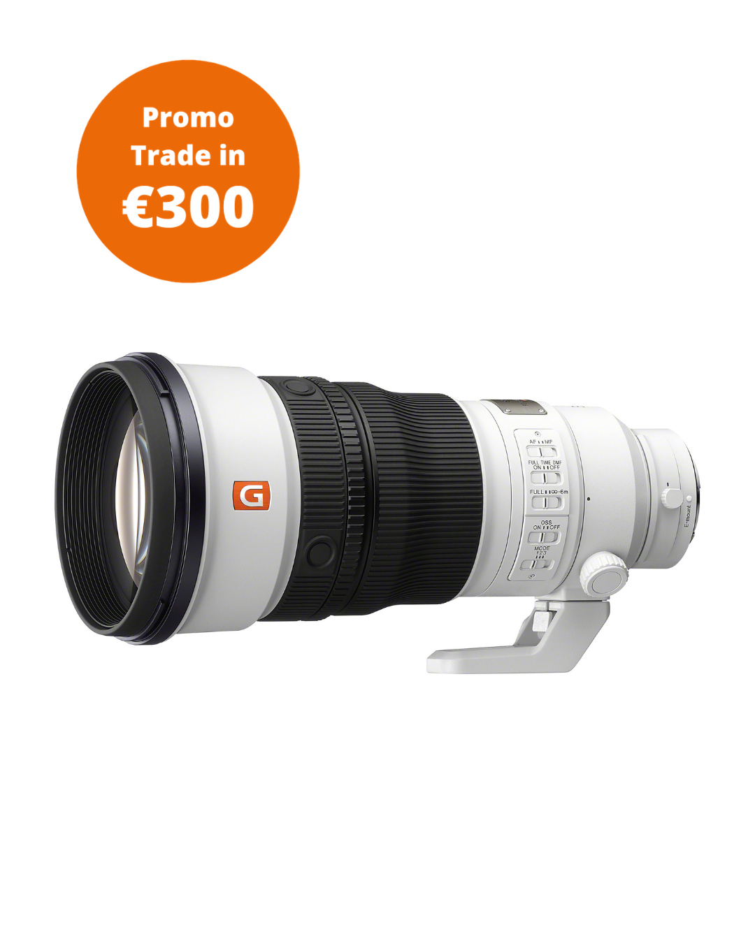 Sony FE 300mm F2.8 GM (SEL300F28GM) - Garanzia Sony Italia