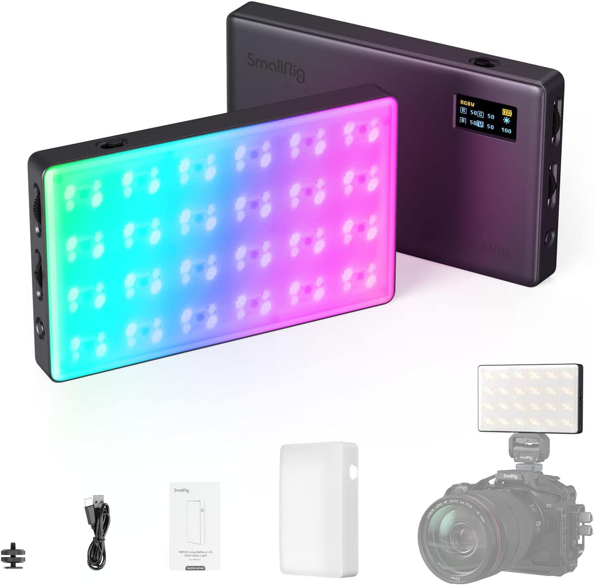 SmallRig RM120 RGB Video Light 3808 - Cavone Lux Pro