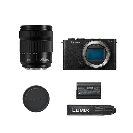 Panasonic S9 + 28-200mm F4-7.1 (Jet Black) - Garanzia Fowa Italia - Cavone Lux Pro