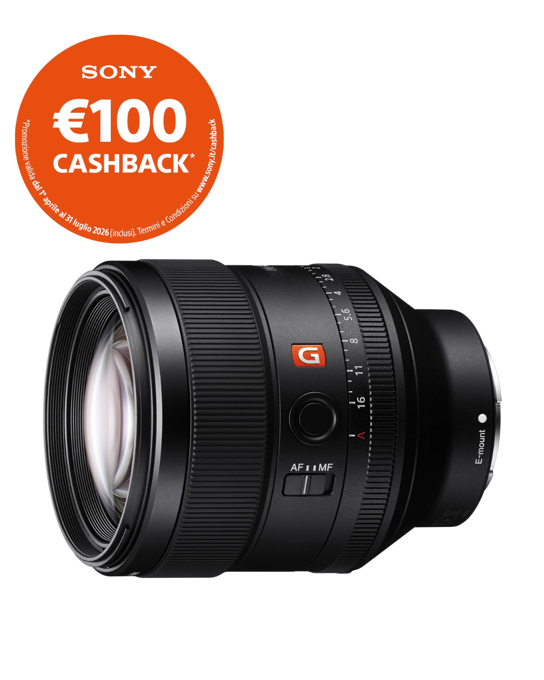 Sony 85mm f1.4 GM - Garanzia Sony Italia