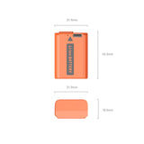 SmallRig Batteria ricaricabile USB-C per fotocamera Sony NP-FW50 (arancione) 4965 - Cavone Lux Pro