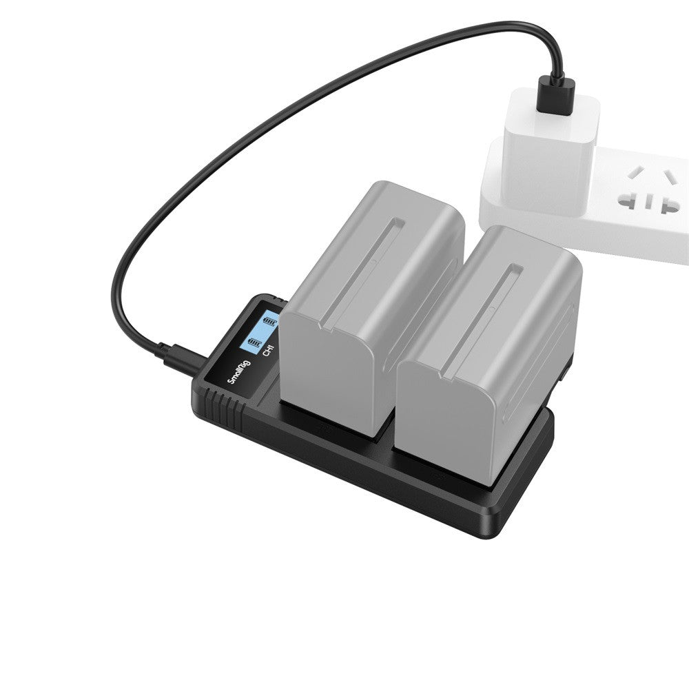 SmallRig caricabatterie per fotocamera per Sony NP-F970 4086 - Cavone Lux Pro