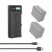 SmallRig caricabatterie per fotocamera per Sony NP-F970 4086 - Cavone Lux Pro
