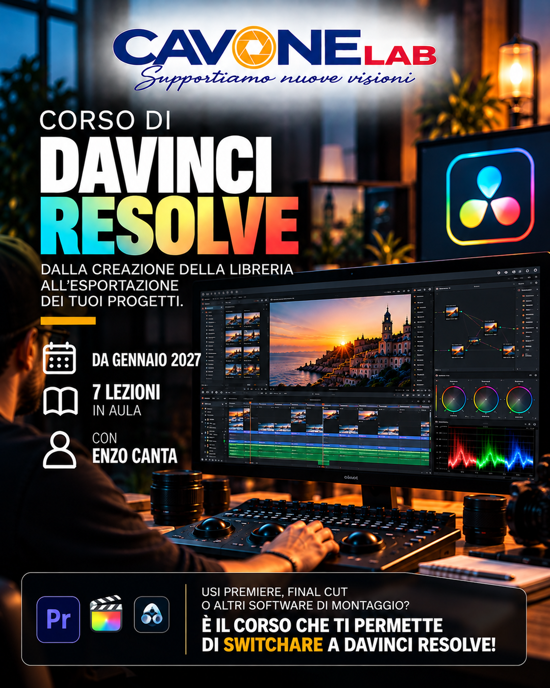 Corso base di Davinci Resolve