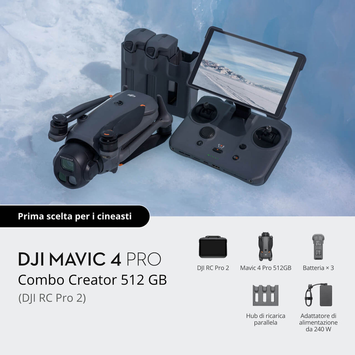 DJI Mavic 4 Pro Combo Creator 512 GB (DJI RC Pro 2)