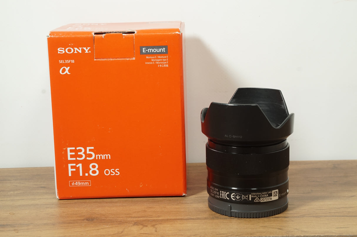 Sony e 35mm F1.8 Oss (usato) - Cavone Lux Pro