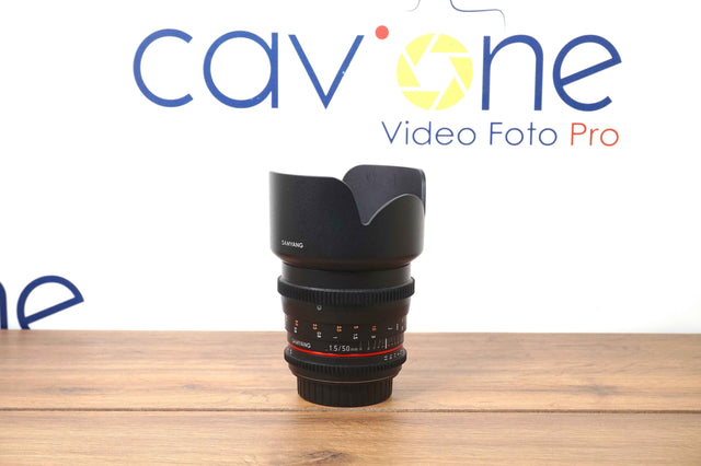 Samyang 50mm T1.5 AS UMC (CANON EF ) usato