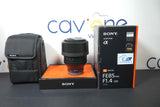 SONY FE 85mm F1.4 G master (usato)