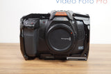 Blackmagic Pocket Cinema Camera 6K Pro + Cage SmallRig + Batteria – Pari al nuovo