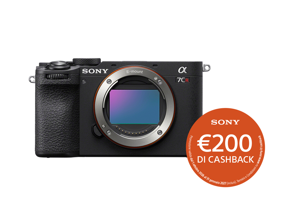 Sony A7CR (Black) - Garanzia Sony Italia