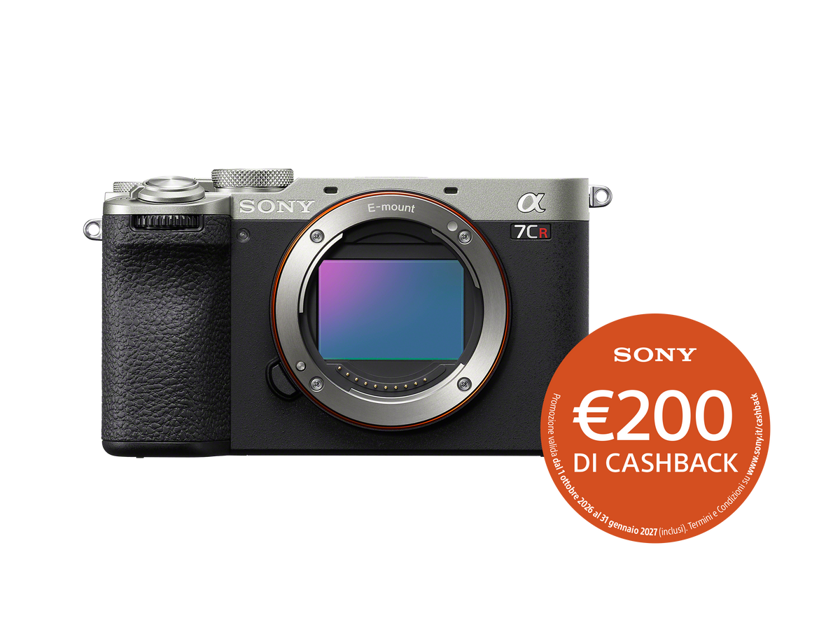 Sony A7CR (Silver) - Garanzia Sony Italia