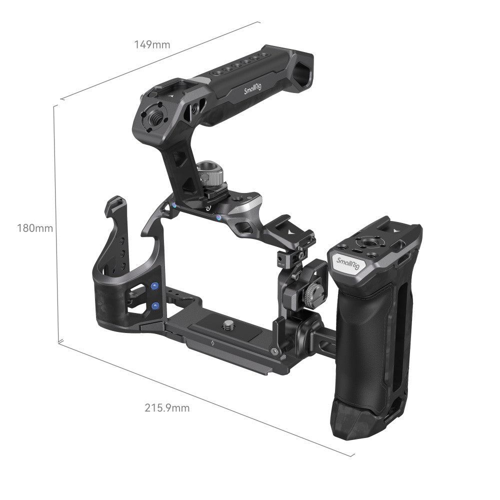 SmallRig Kit gabbia avanzato "Rhinoceros" per Sony Alpha 7R V / Alpha 7 IV / Alpha 7S III 3710 - Cavone Lux Pro