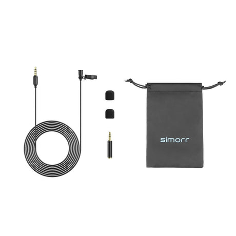 SmallRig microfono lavalier Wave L1 da 3,5 mm 3388B (nero) - Cavone Lux Pro