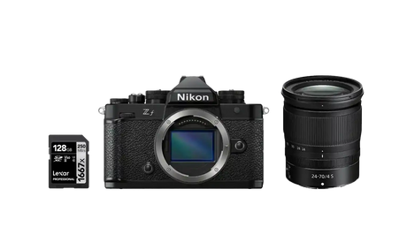 Nikon Z f + Z 24-70mm f/4 S + SDXC 128GB - Garanzia Nital Italia - Cavone Lux Pro