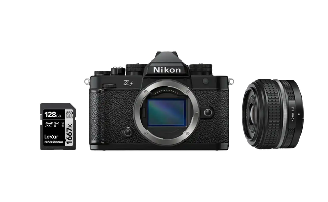 Nikon Z f + Z 40mm f/2 SE + SDXC 128 GB - Garanzia Nital Italia - Cavone Lux Pro