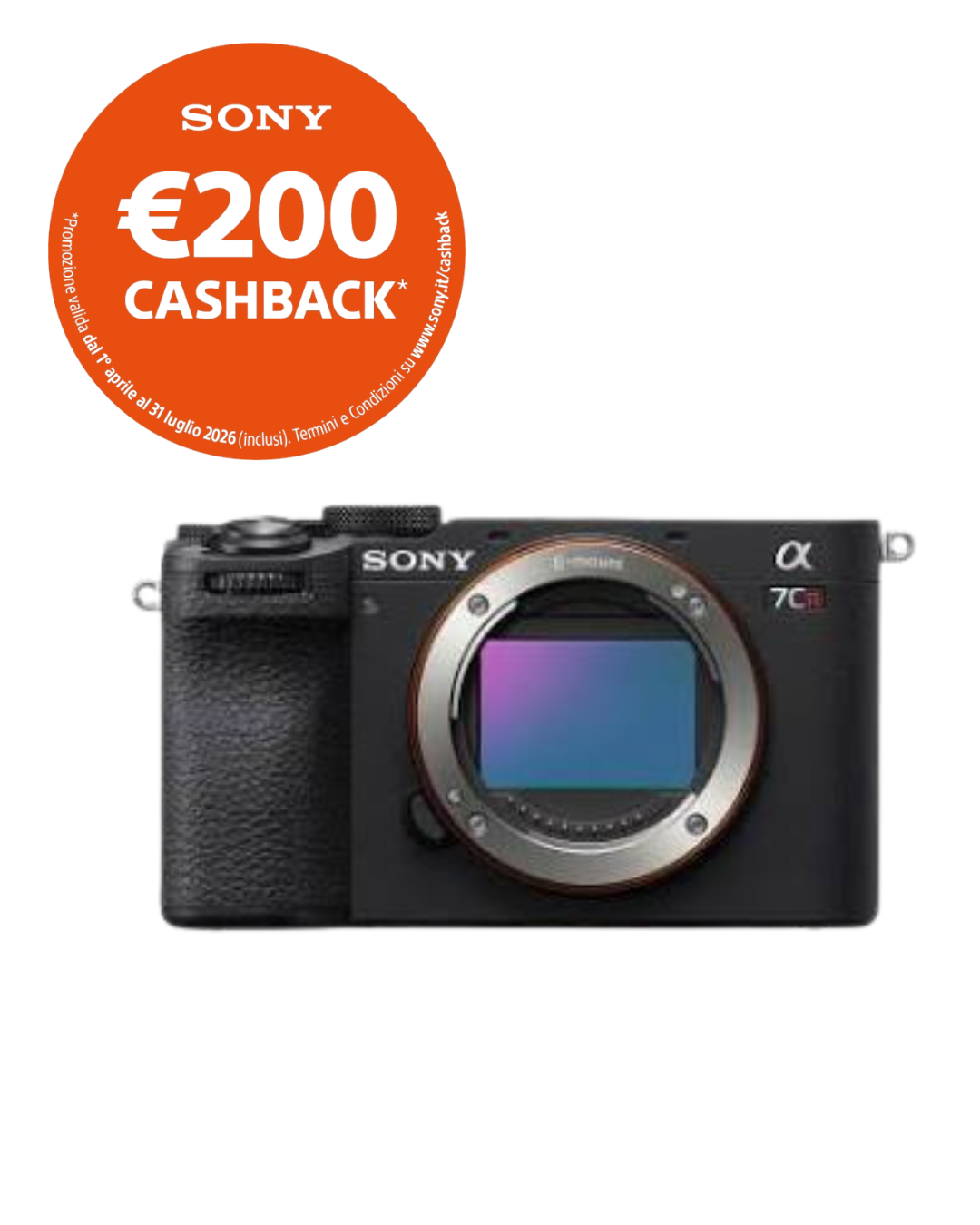 Sony A7C R (Black) - Garanzia Sony Italia