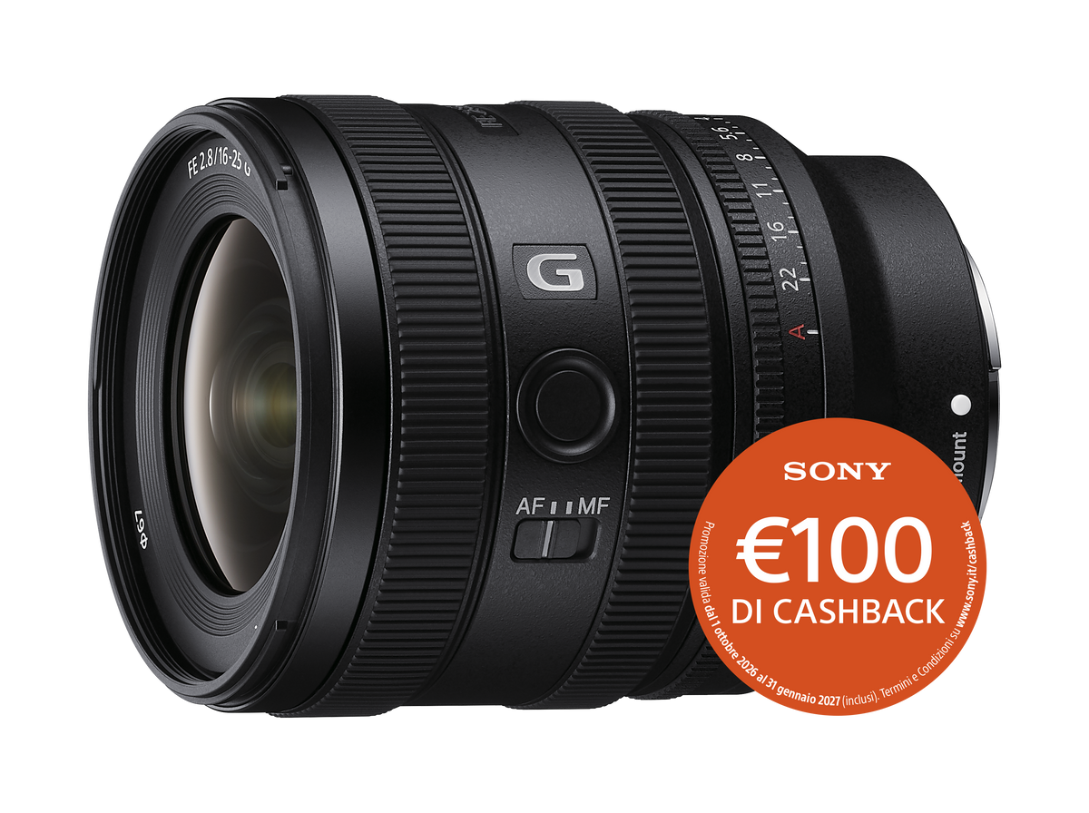 Sony FE 16-25MM F2.8G - Garanzia Sony Italia