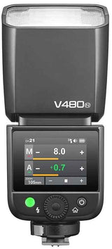 Godox V480N TTL Flash a slitta Compatto con Batteria a Litio per Nikon