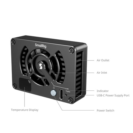 SmallRig  ventola di raffreddamento per fotocamere selezionate Sony / Canon / FUJIFILM 4815 - Cavone Lux Pro