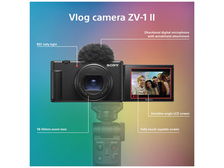SONY ZV-1 MARK II - Garanzia Sony Italia - Cavone Lux Pro