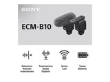 Sony Microfono ECM-B10 - Garanzia Sony Italia