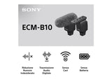 Sony microfono shotgun ECM-B10 - Garanzia Sony Italia - Cavone Lux Pro