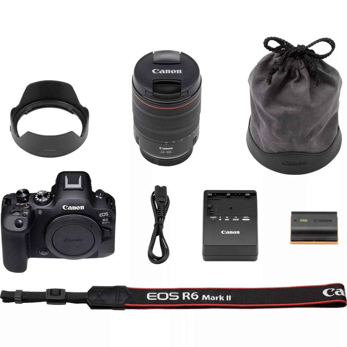 Canon EOS R6II + RF 24-105mm F4 L IS USM - Garanzia Canon Italia