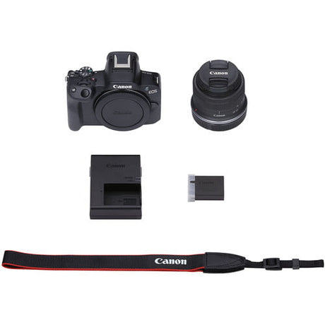 Canon EOS R50 + RF-S 18-45mm F4.5.-6.3 IS STM - Garanzia Canon Italia - Cavone Lux Pro
