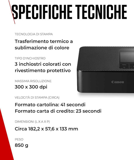 Canon Selphy CP1500 - Garanzia Ufficiale Canon