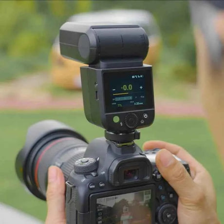 Godox V480C TTL Flash a slitta Compatto con Batteria a Litio per Canon