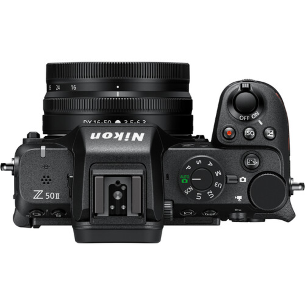 Nikon Z50II + 16/50mm F3.5-5.6 VR + SD Lexar 128GB - Garanzia 4 anni Nital - Cavone Lux Pro