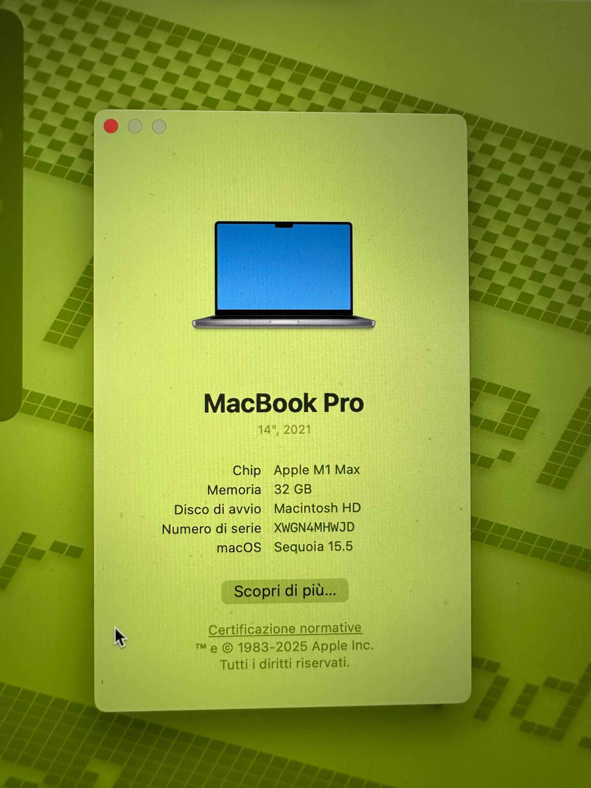 Apple MacBook Pro M1 Max 10-Core 32GB 1TB SSD (USATO)