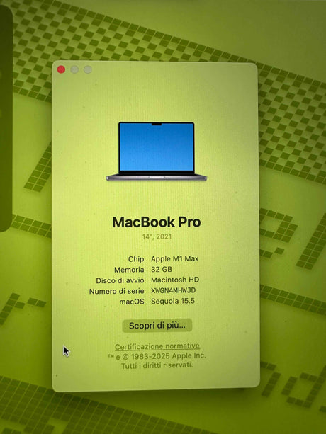 Apple MacBook Pro M1 Max 10-Core 32GB 1TB SSD (USATO)