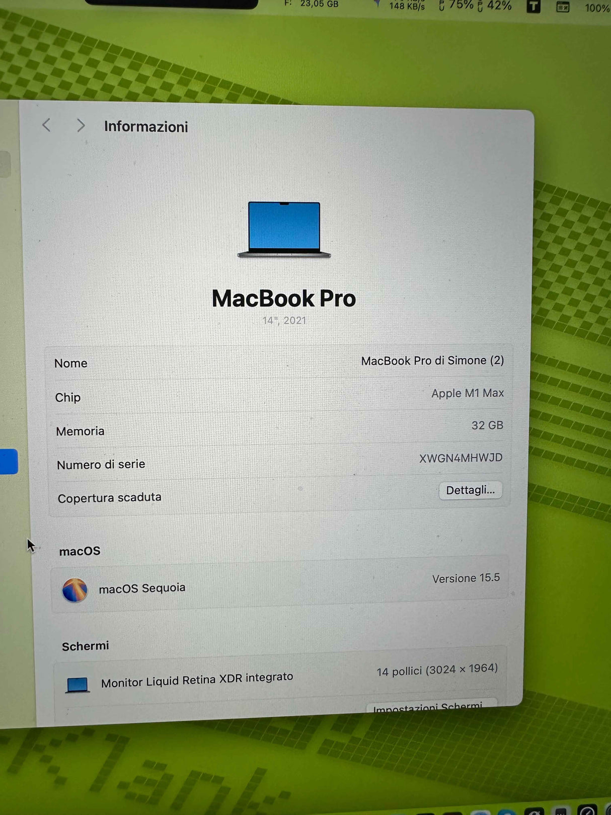 Apple MacBook Pro M1 Max 10-Core 32GB 1TB SSD (USATO)