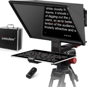 Desview TP170 Teleprompter 17" con valigia